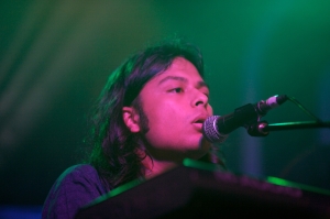Anindo during yesterday's concert in Brighton